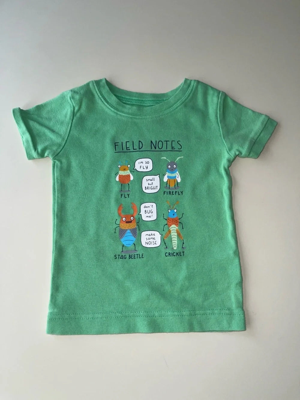 Old Navy Field Notes Bug Graphic Short Sleeve Pajamas 2T - Picture 6 of 9